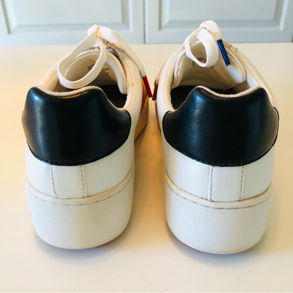 Michael Kors Women's White Rainbow Sneakers - Picture 7 of 11